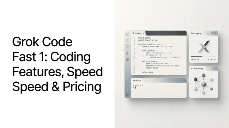 Grok Code Fast 1 AI coding model